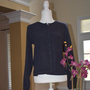 Navy soft flannel jacket